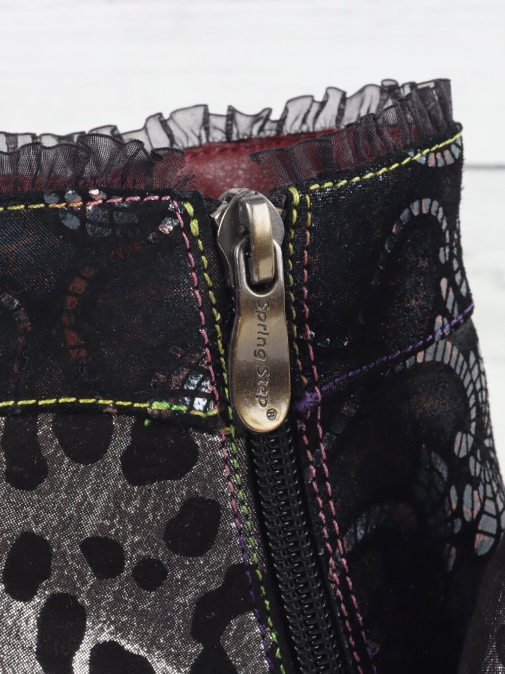 L'Artiste  Dessa Bootie EU 37 / USA 6.5-7 - Black Multi - Picture 10 of 15